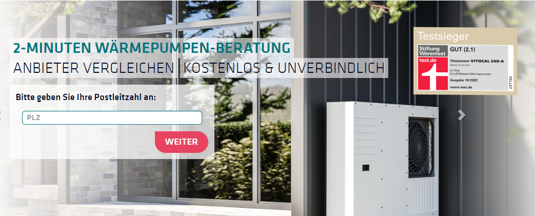 Wärmepumpen-Beratung kostenlos vergleichen